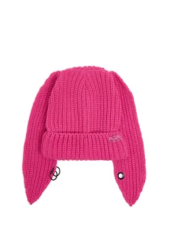 Clearance Cropp Różowa czapka z uszami królika różowy