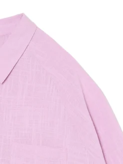 Outlet Cropp Różowa klasyczna koszula różowy