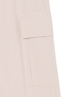 Best Cropp Różowe spodnie cargo fioletowy