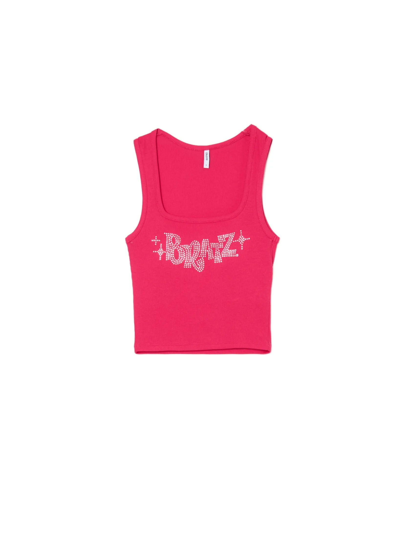 Online Cropp top na ramiączkach Bratz różowy