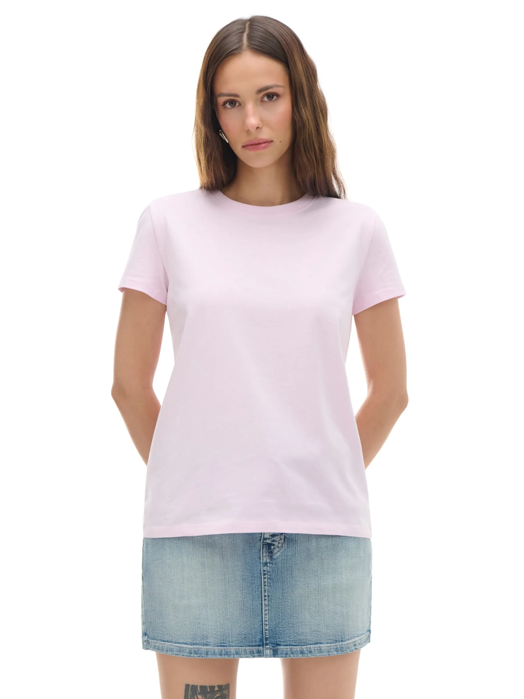 Outlet Cropp T-shirt różowy