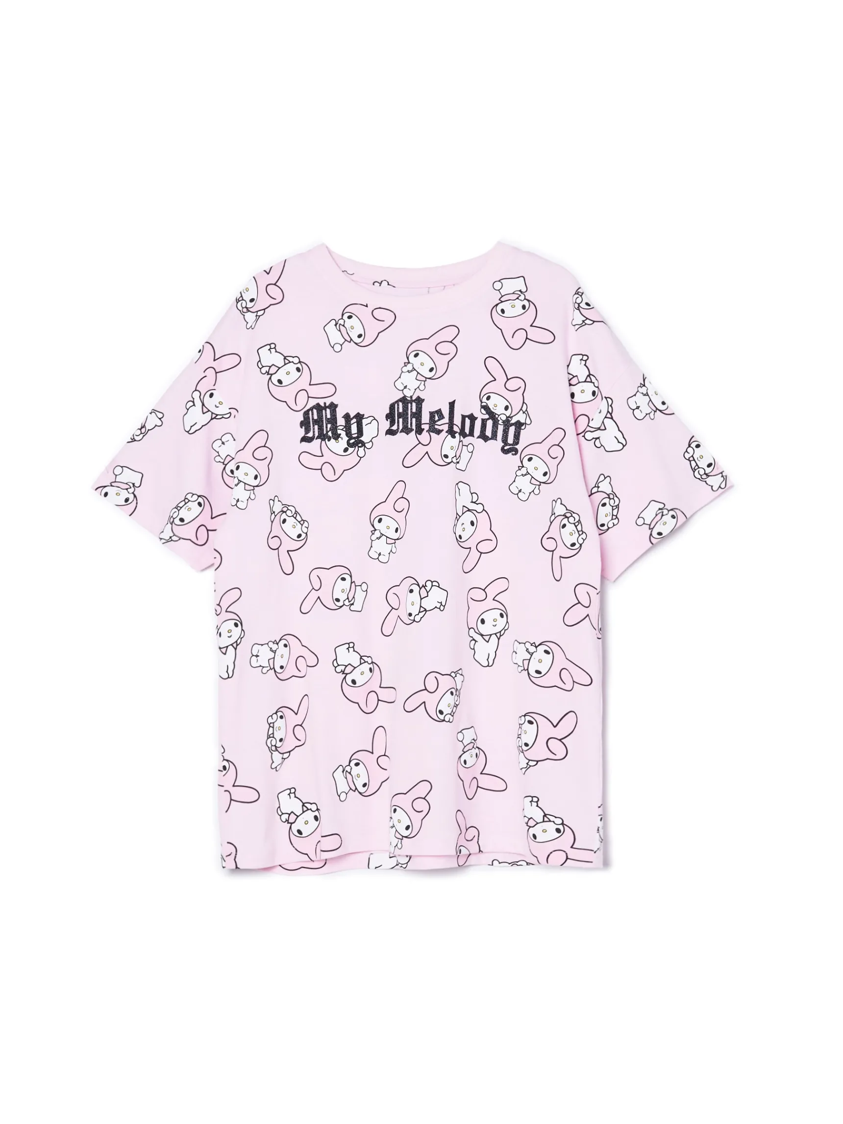 Discount Cropp T-shirt My Melody różowy