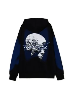New Cropp Rozpinana bluza z nadrukami czarny