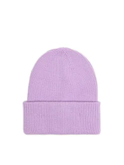 Fashion Cropp Różówa czapka beanie z dodatkiem wiskozy różowy