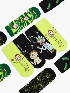 Fashion Cropp Skarpety 5 pack Rick i Morty czarny