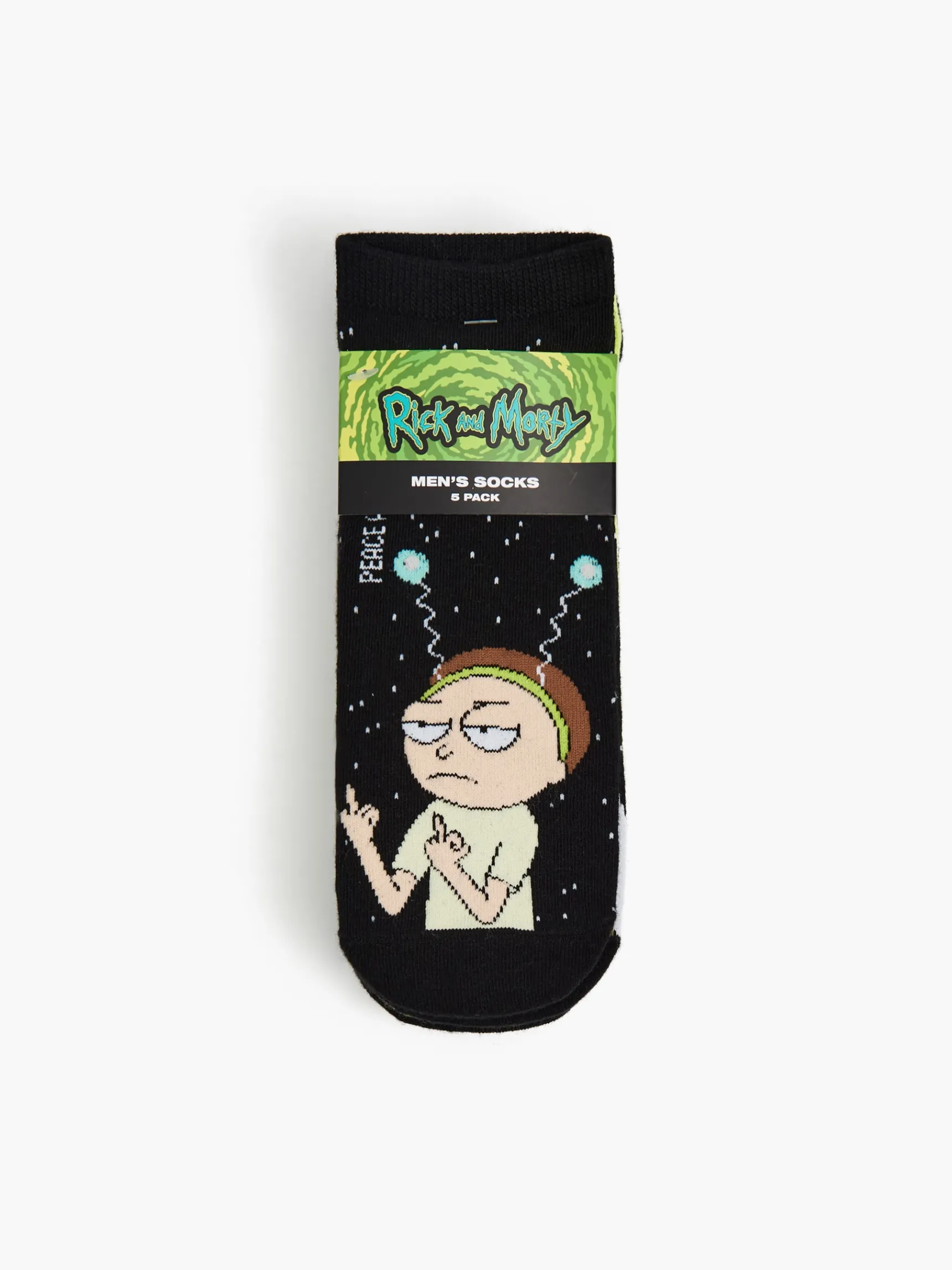 Fashion Cropp Skarpety 5 pack Rick i Morty czarny