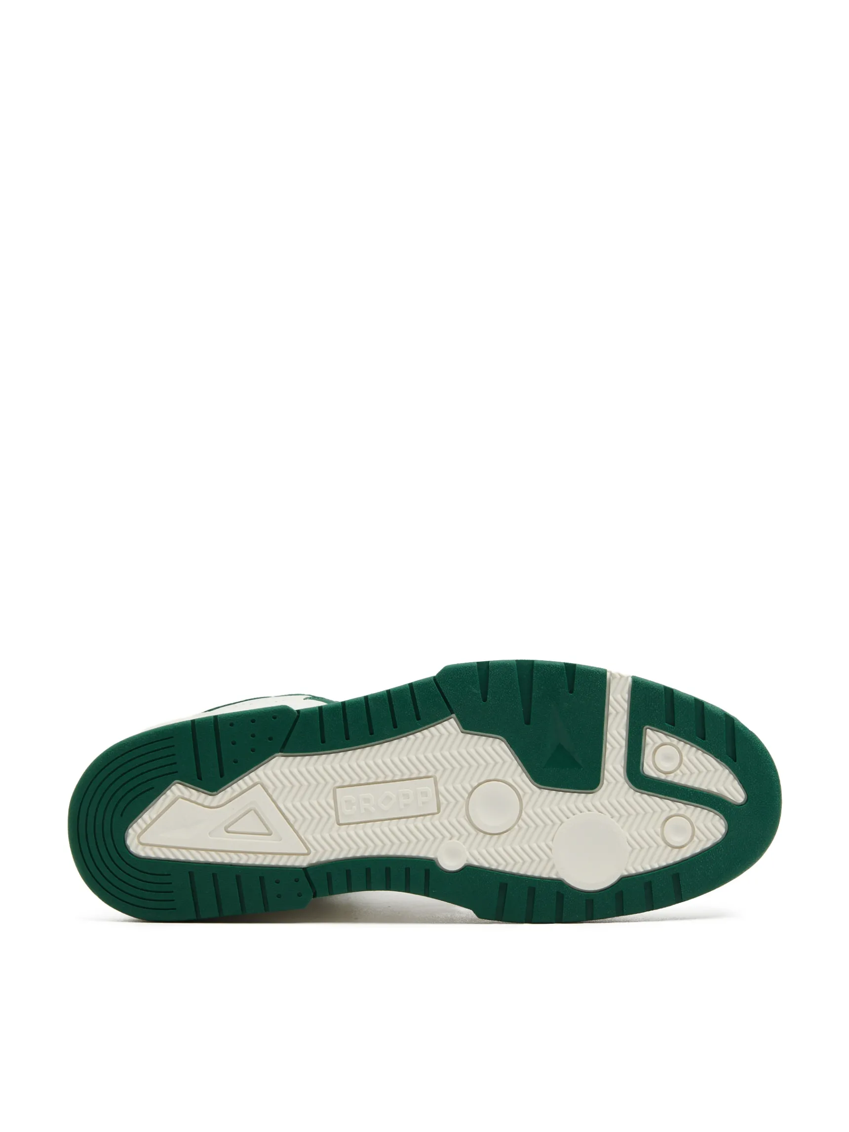 Discount Cropp Sneakersy z naszywkami ze sztucznej skóry biały