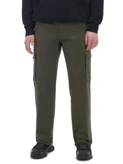 New Cropp Spodnie cargo zielony