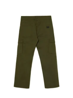 New Cropp Spodnie cargo zielony
