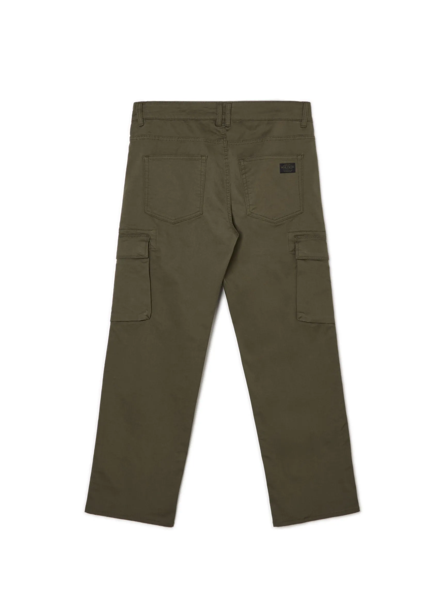 New Cropp Spodnie cargo zielony