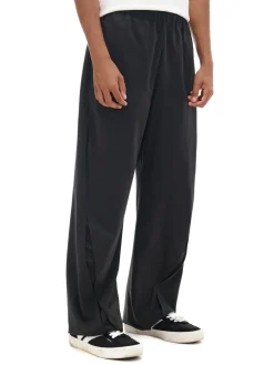 Sale Cropp Spodnie comfort fit z efektownymi rozcięciami czarny