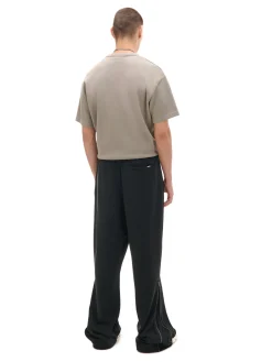 New Cropp Spodnie dresowe wide leg czarny