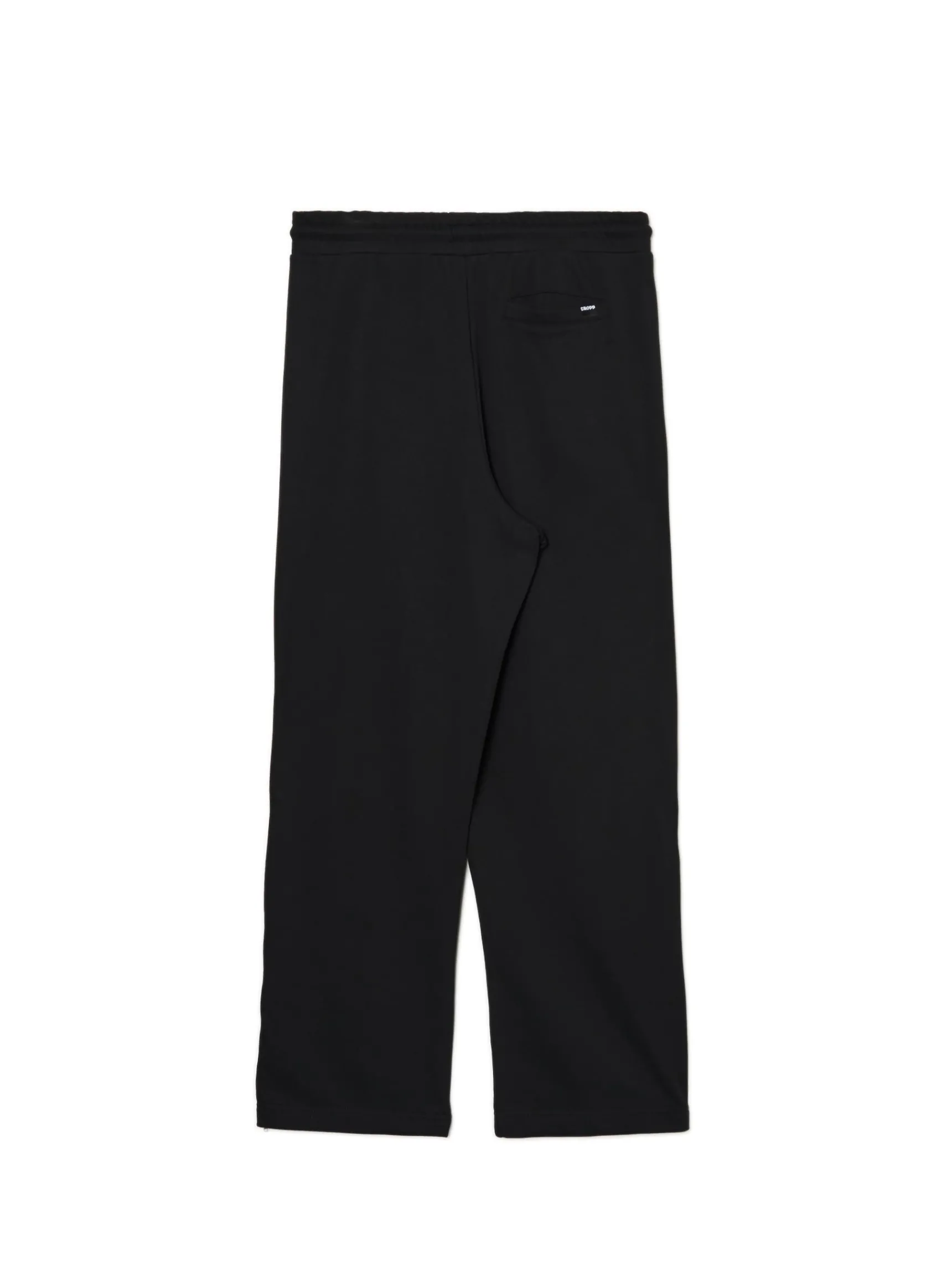 New Cropp Spodnie dresowe wide leg czarny