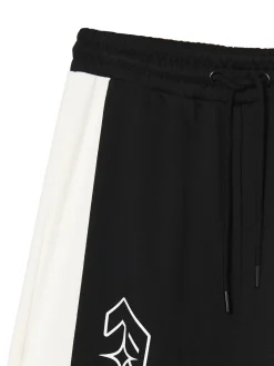 Hot Cropp Spodnie dresowe z napisem czarny