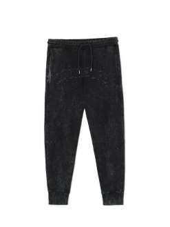 Fashion Cropp Spodnie joggery regular z napisem szary