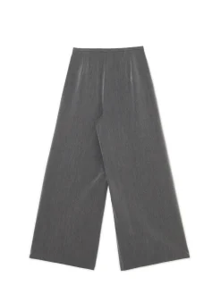 Online Cropp Spodnie wide leg szary