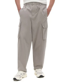 Sale Cropp Spodnie ze ściagaczami przy nogawkach beżowy