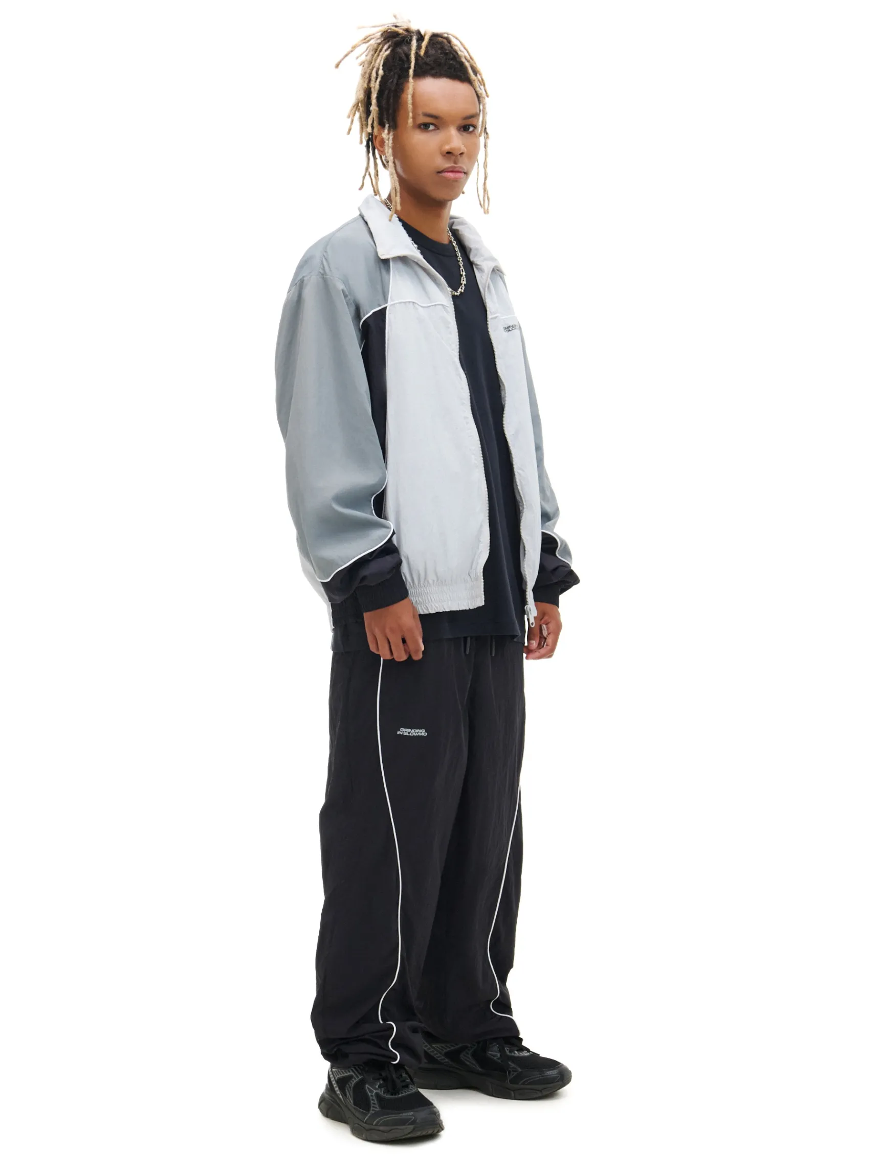 Clearance Cropp Sportowe joggery loose czarny