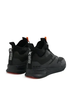 Fashion Cropp Sportowe sneakersy z wysoką cholewką czarny