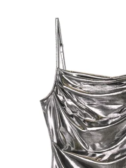 Online Cropp Srebrna sukienka mini jasnyszary