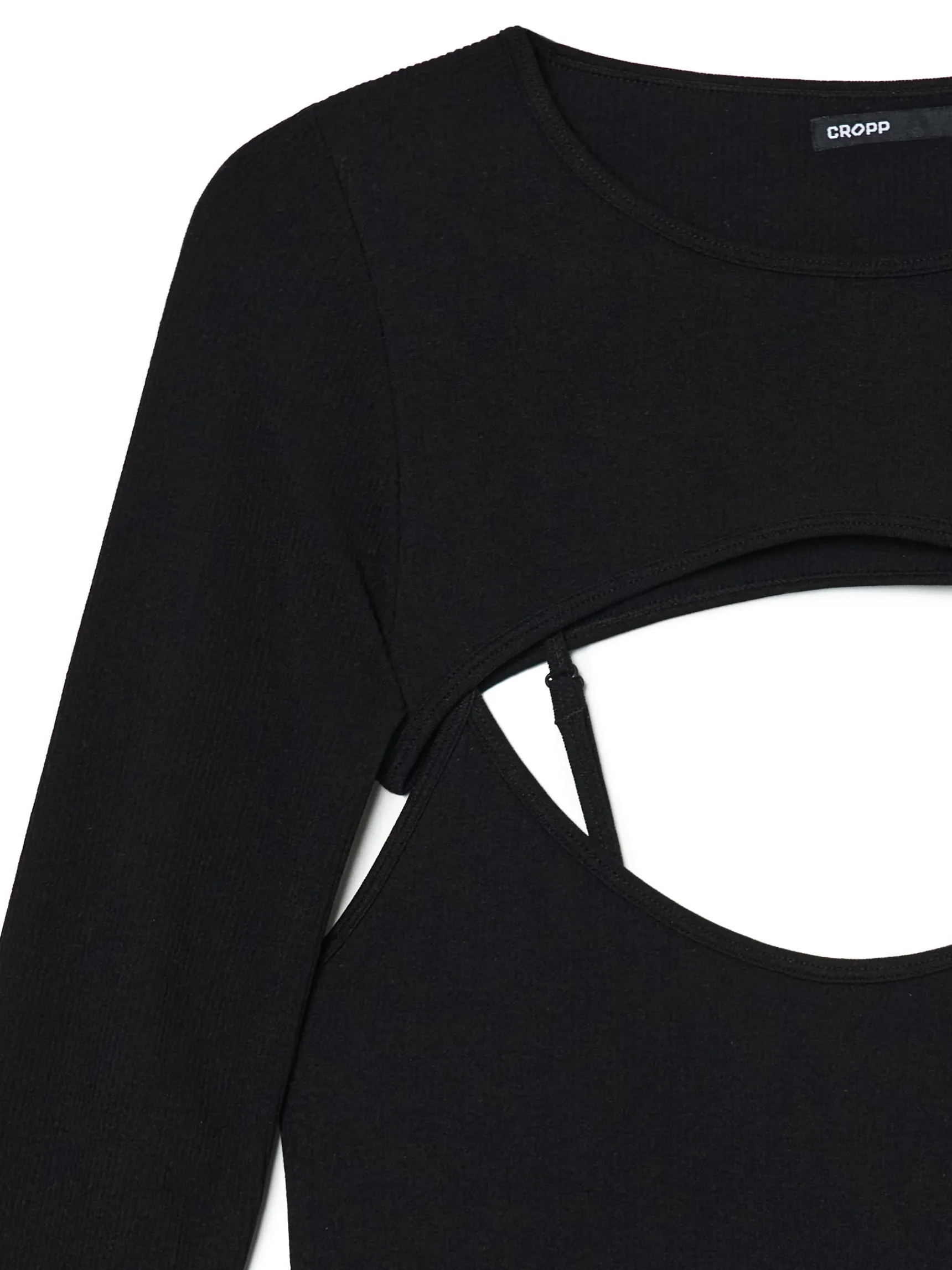 Discount Cropp Sukienka maxi z dodatkowymi rękawami czarny