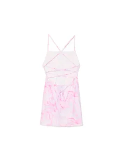 Discount Cropp Sukienka mini z wiązaniem na plecach wielobarwny