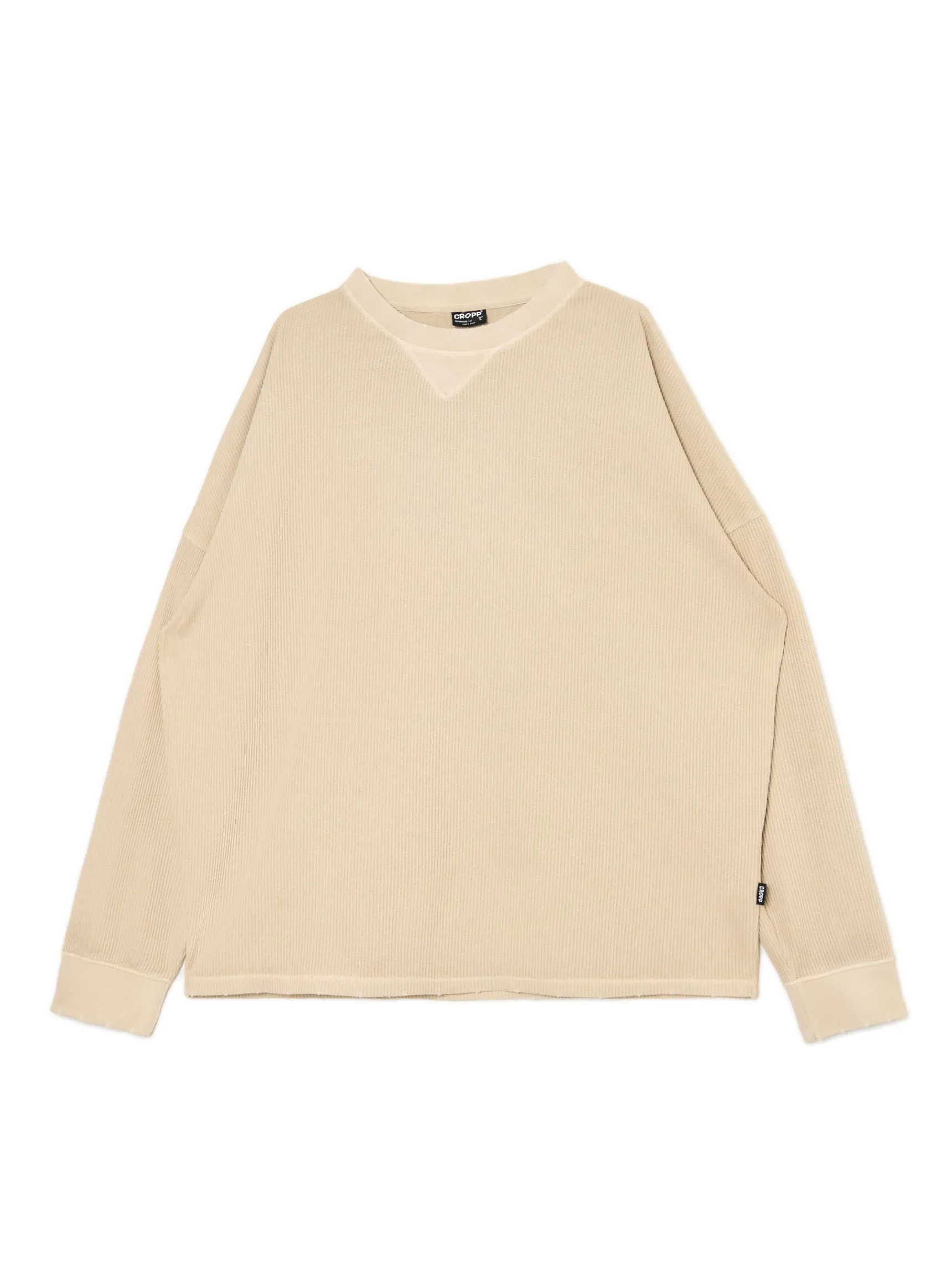 Online Cropp Sweter oversize jasnyszary