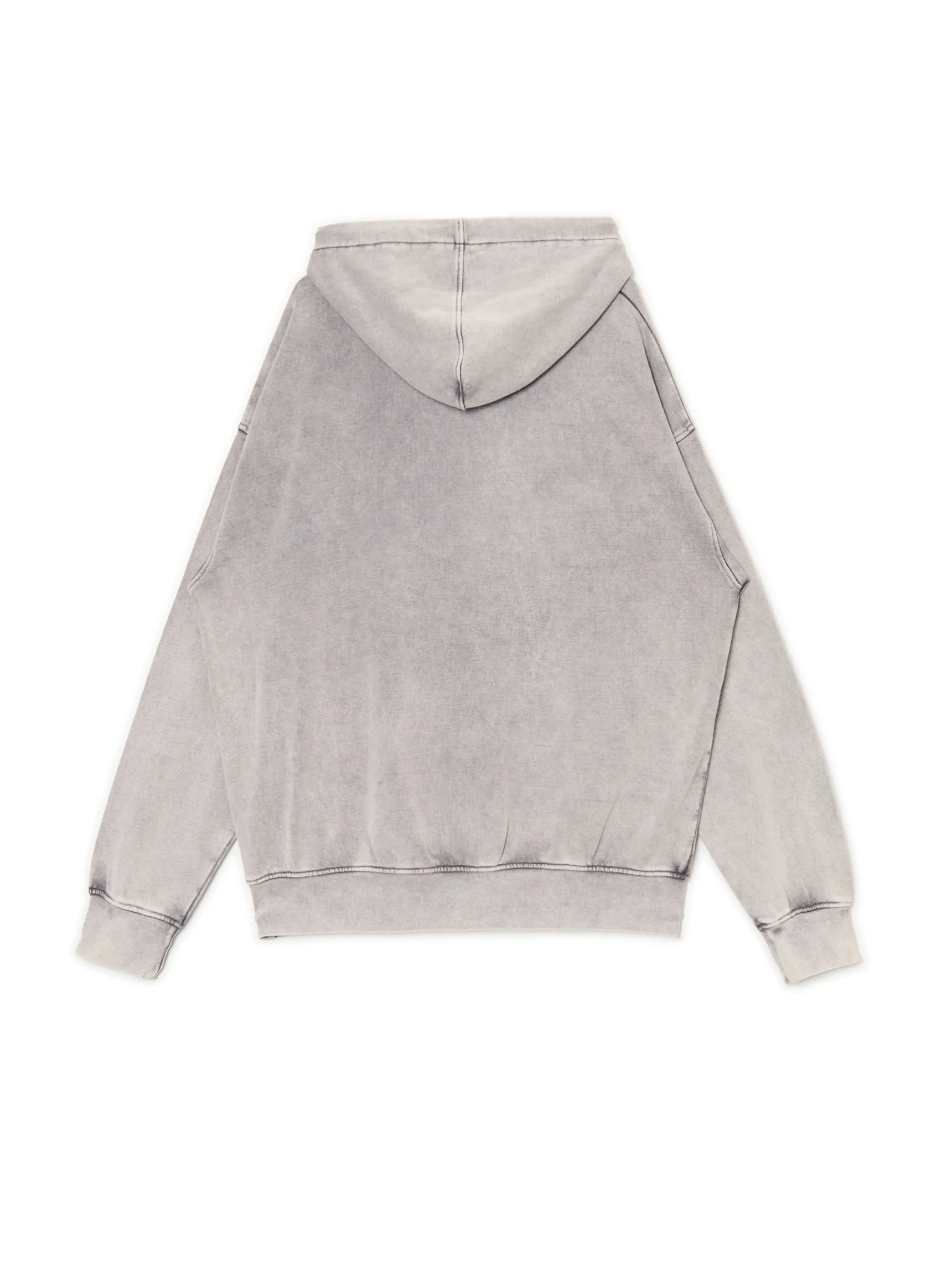 Hot Cropp Szara bluza hoodie z nadrukiem jasnyszary