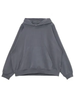 Outlet Cropp Szara bluza oversize z kapturem szary