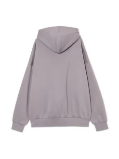 Hot Cropp Szara bluza z kapturem i nadrukiem UNISEX szary