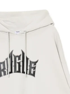 New Cropp Szara bluza z kapturem UNISEX jasnyszary