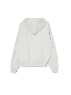 New Cropp Szara bluza z kapturem UNISEX jasnyszary