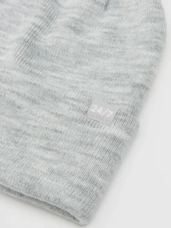 New Cropp Szara czapka beanie jasnyszary