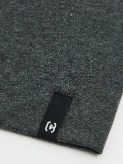 Online Cropp Szara czapka beanie basic szary