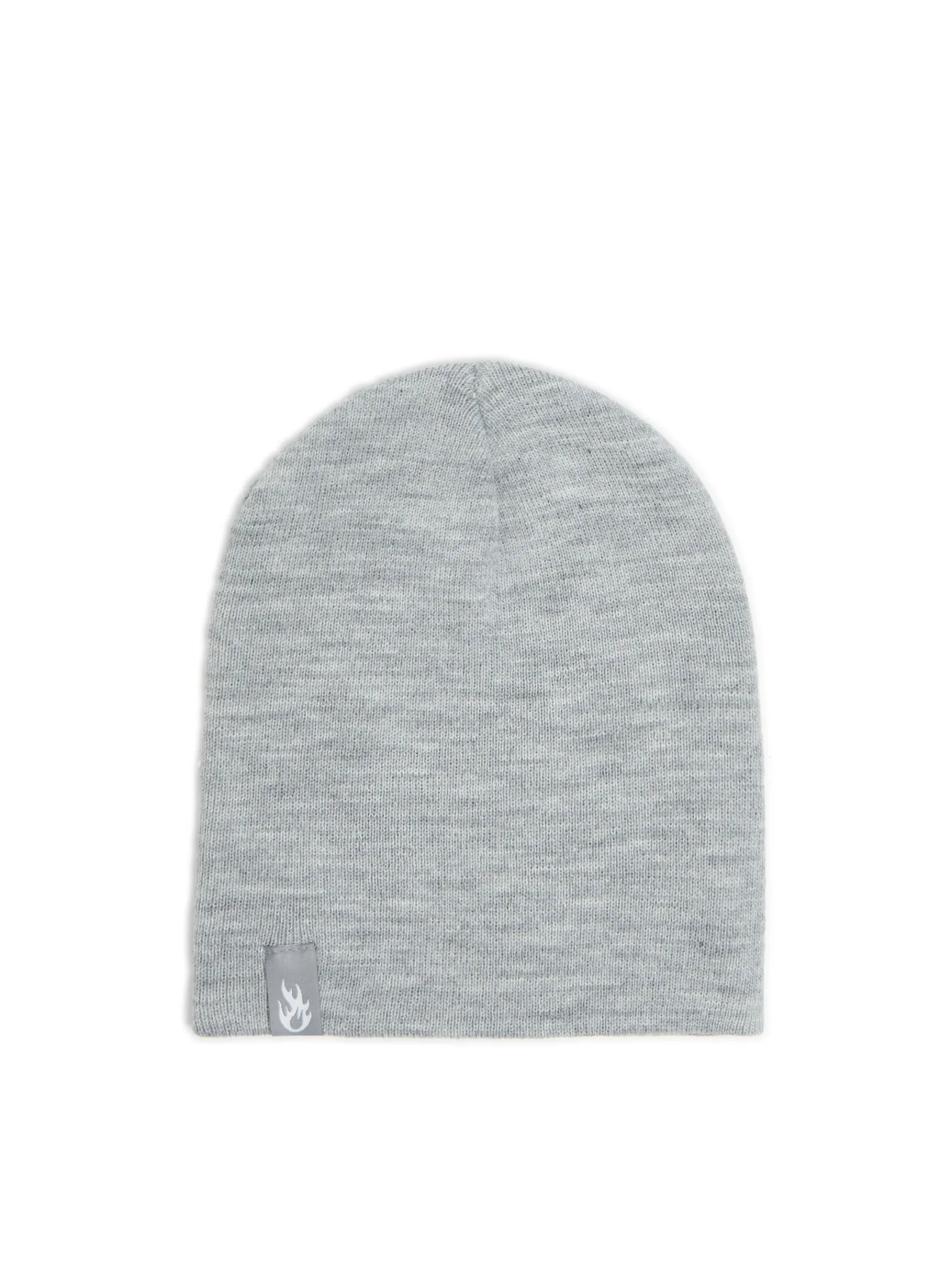 Online Cropp Szara czapka beanie z wiskozą jasnyszary