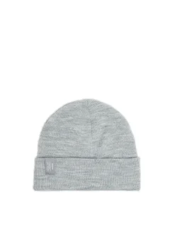 Online Cropp Szara czapka beanie z wiskozą jasnyszary