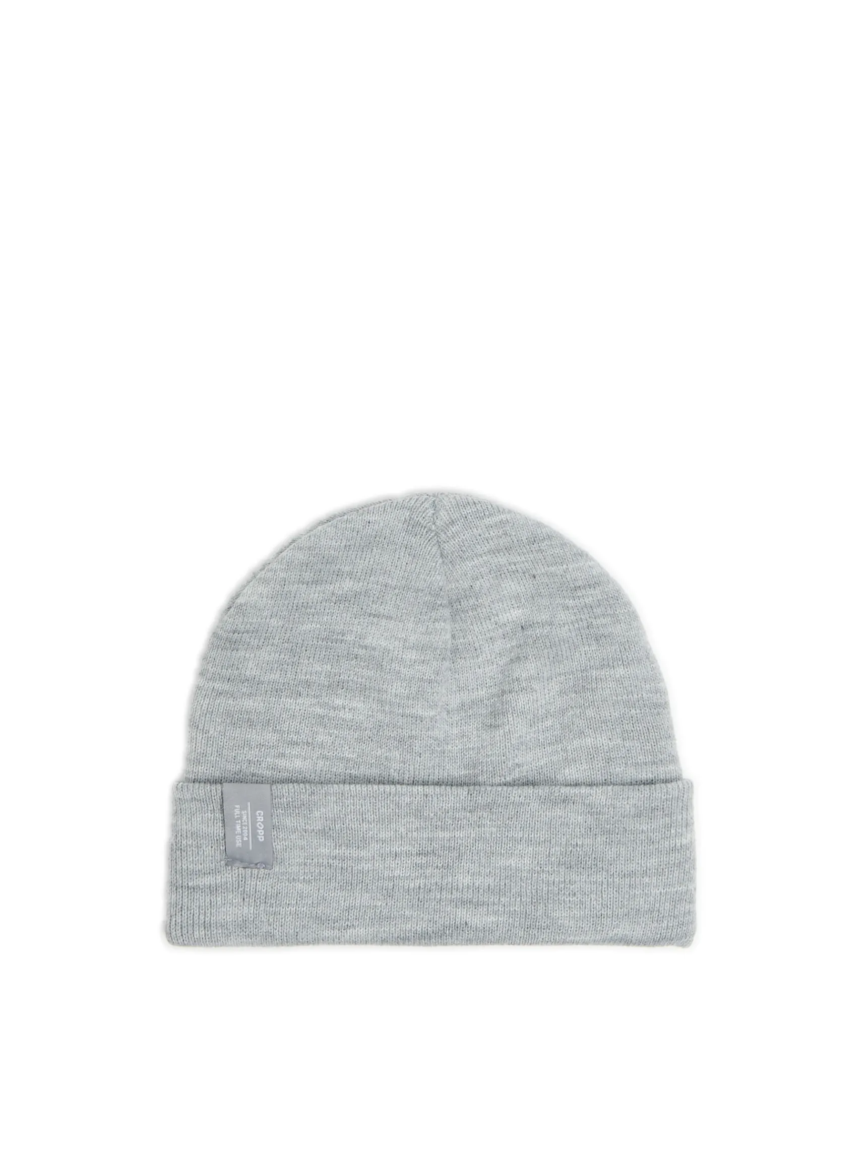 Online Cropp Szara czapka beanie z wiskozą jasnyszary