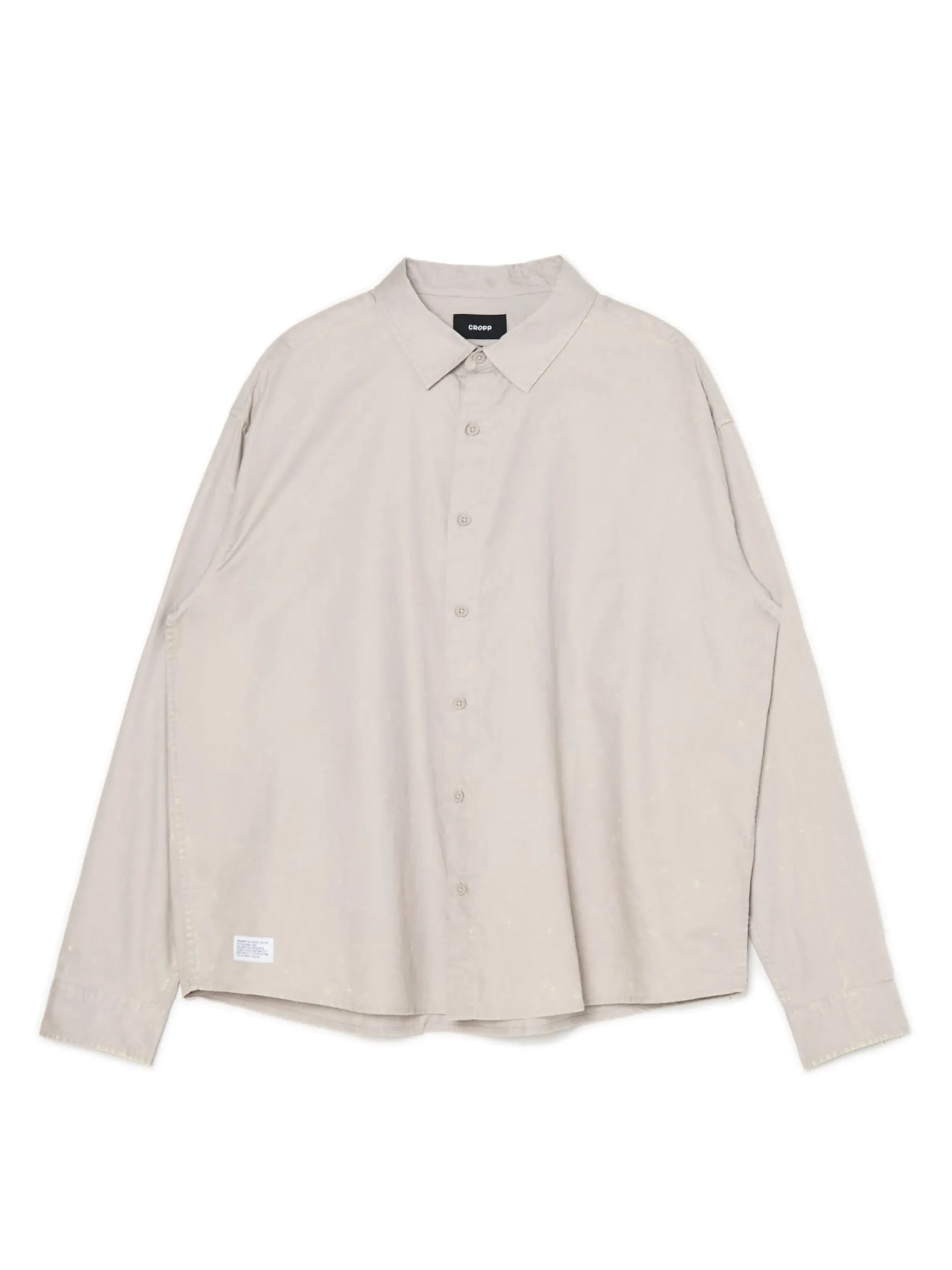 Online Cropp Szara koszula oversize jasnyszary