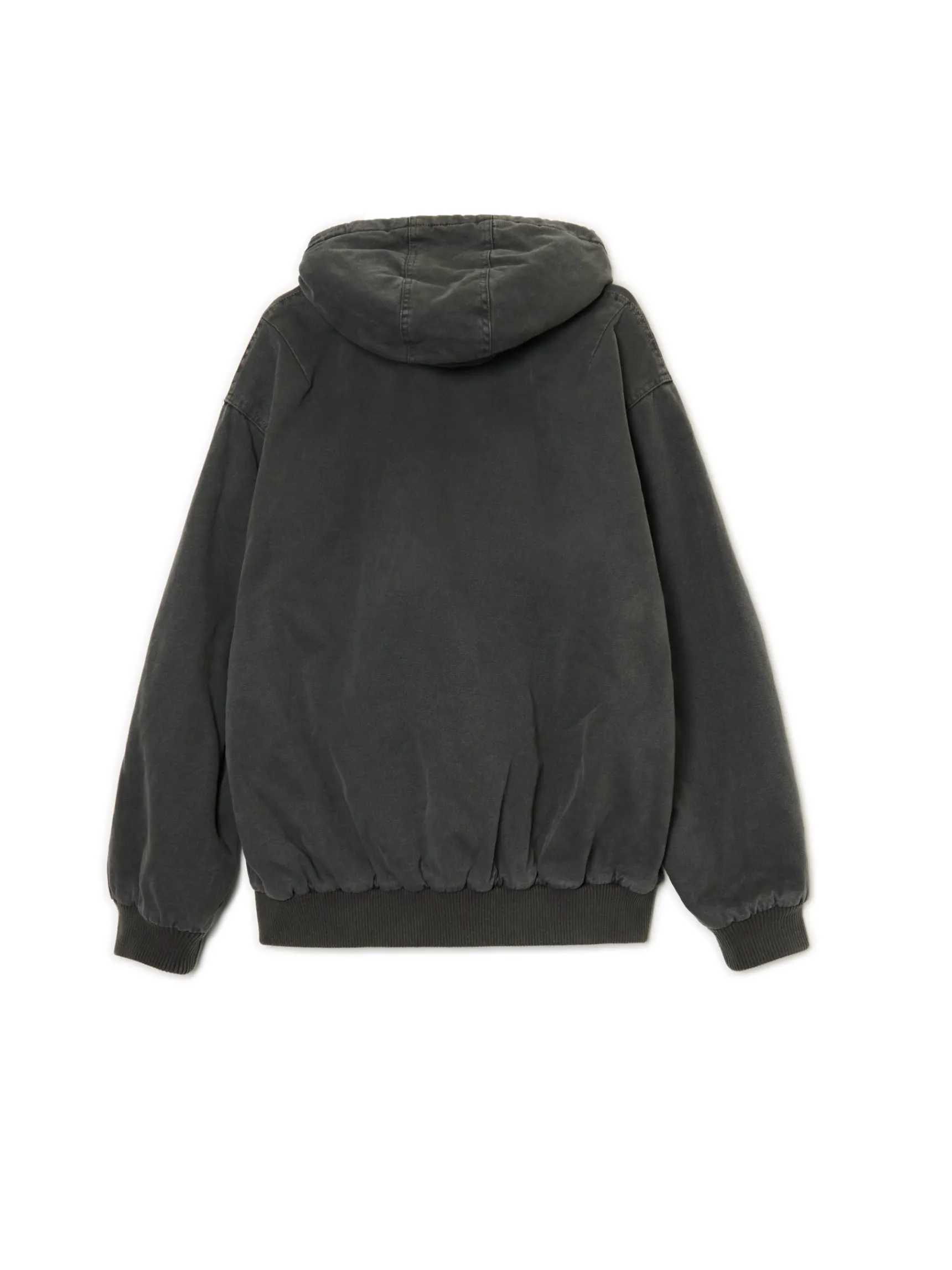 Hot Cropp Szara kurtka bomber z kapturem szary