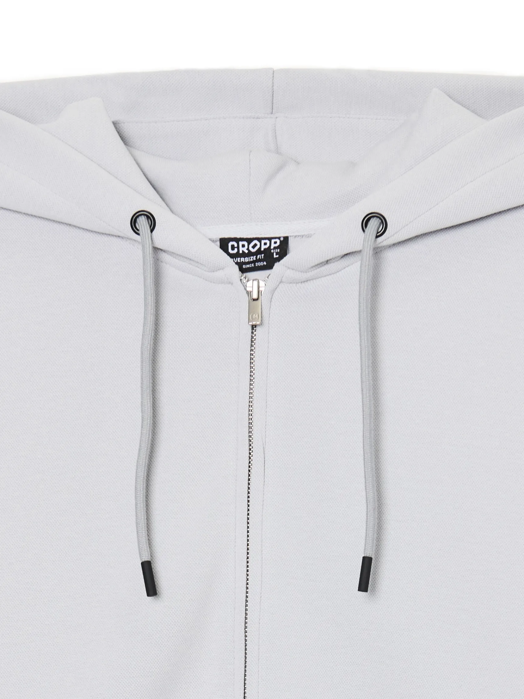 Sale Cropp Szara rozpinana bluza jasnyszary