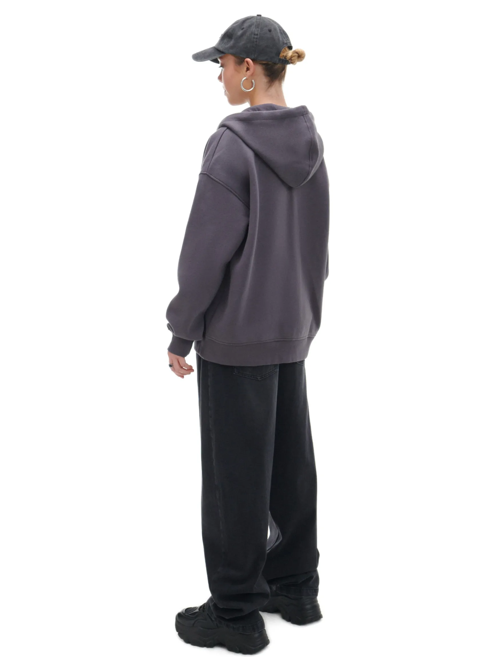Best Cropp Szara rozpinana bluza oversize szary
