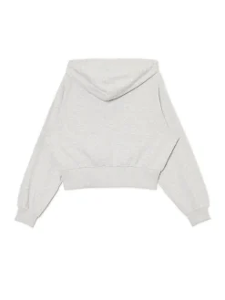 Clearance Cropp Szara rozpinana bluza z kapturem jasnyszary
