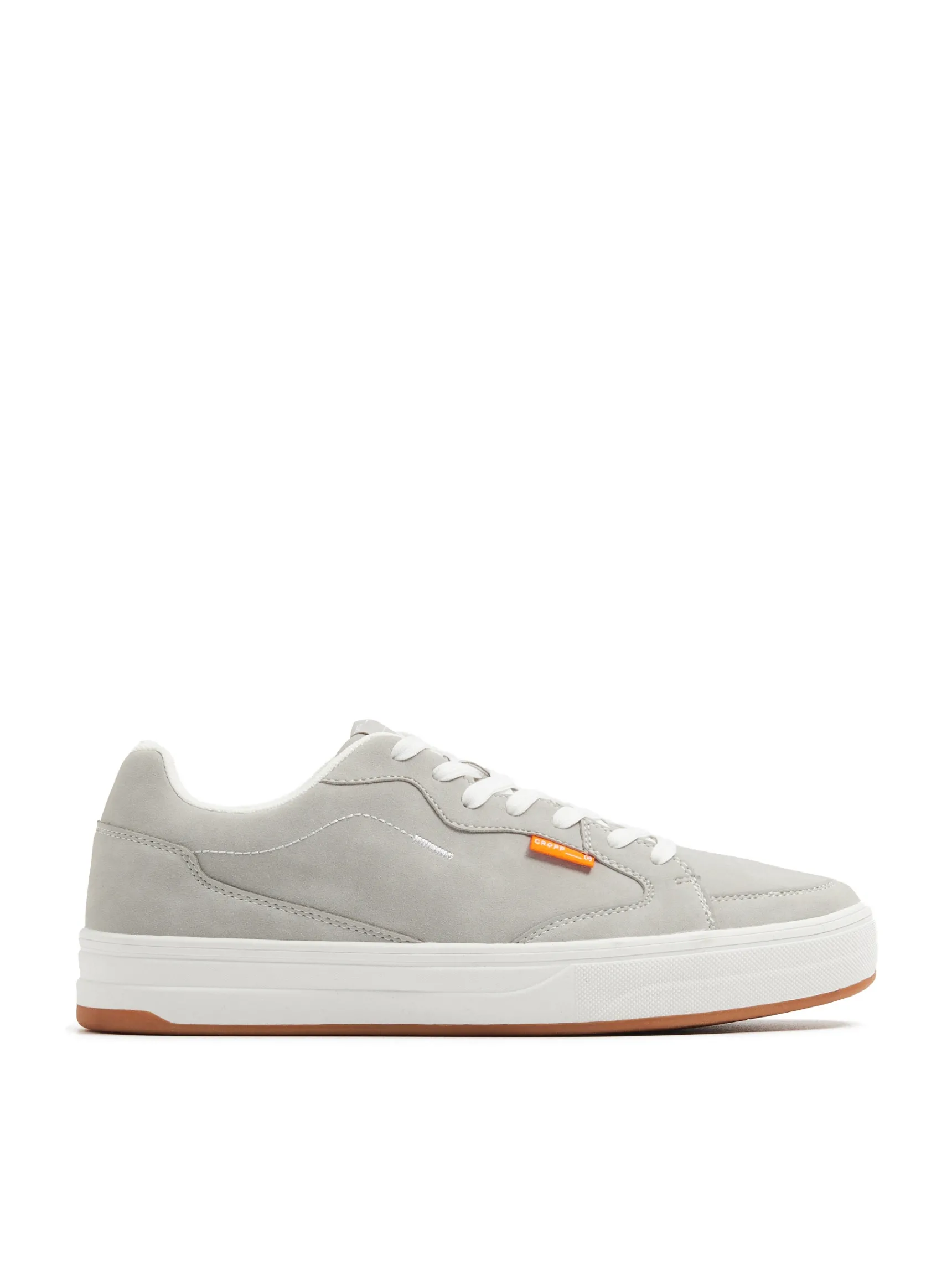 Discount Cropp Szare buty sneakersy z grubą podeszwą jasnyszary