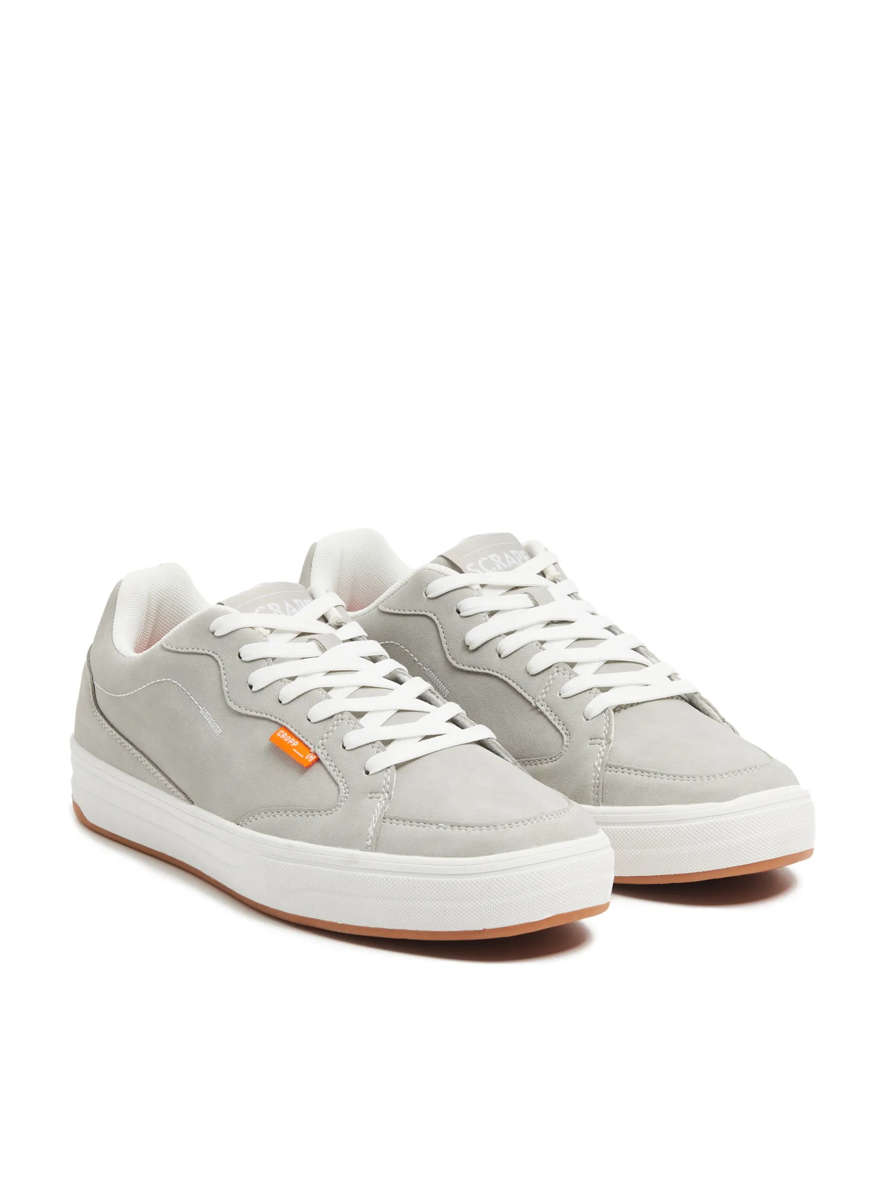 Discount Cropp Szare buty sneakersy z grubą podeszwą jasnyszary