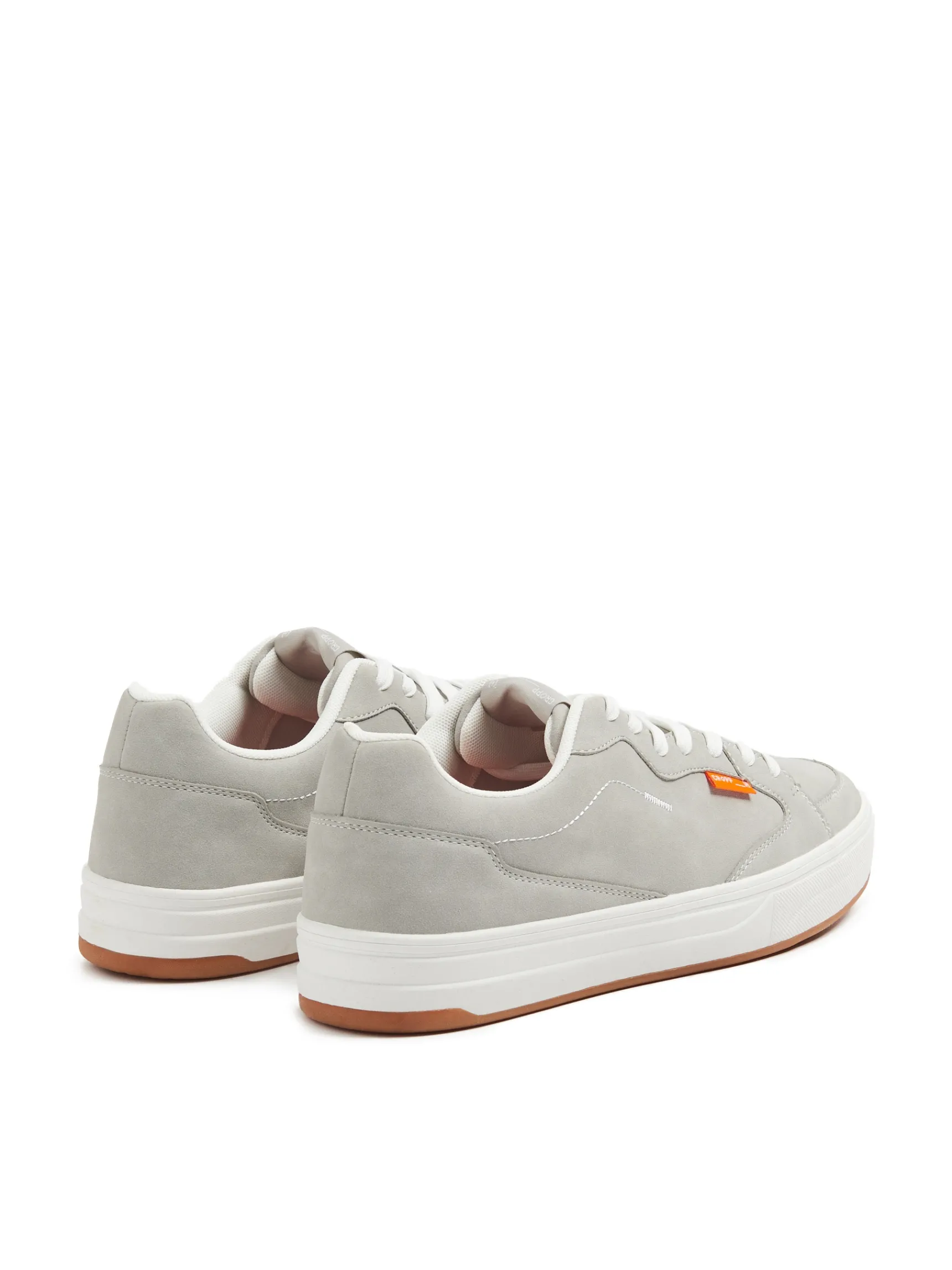 Discount Cropp Szare buty sneakersy z grubą podeszwą jasnyszary
