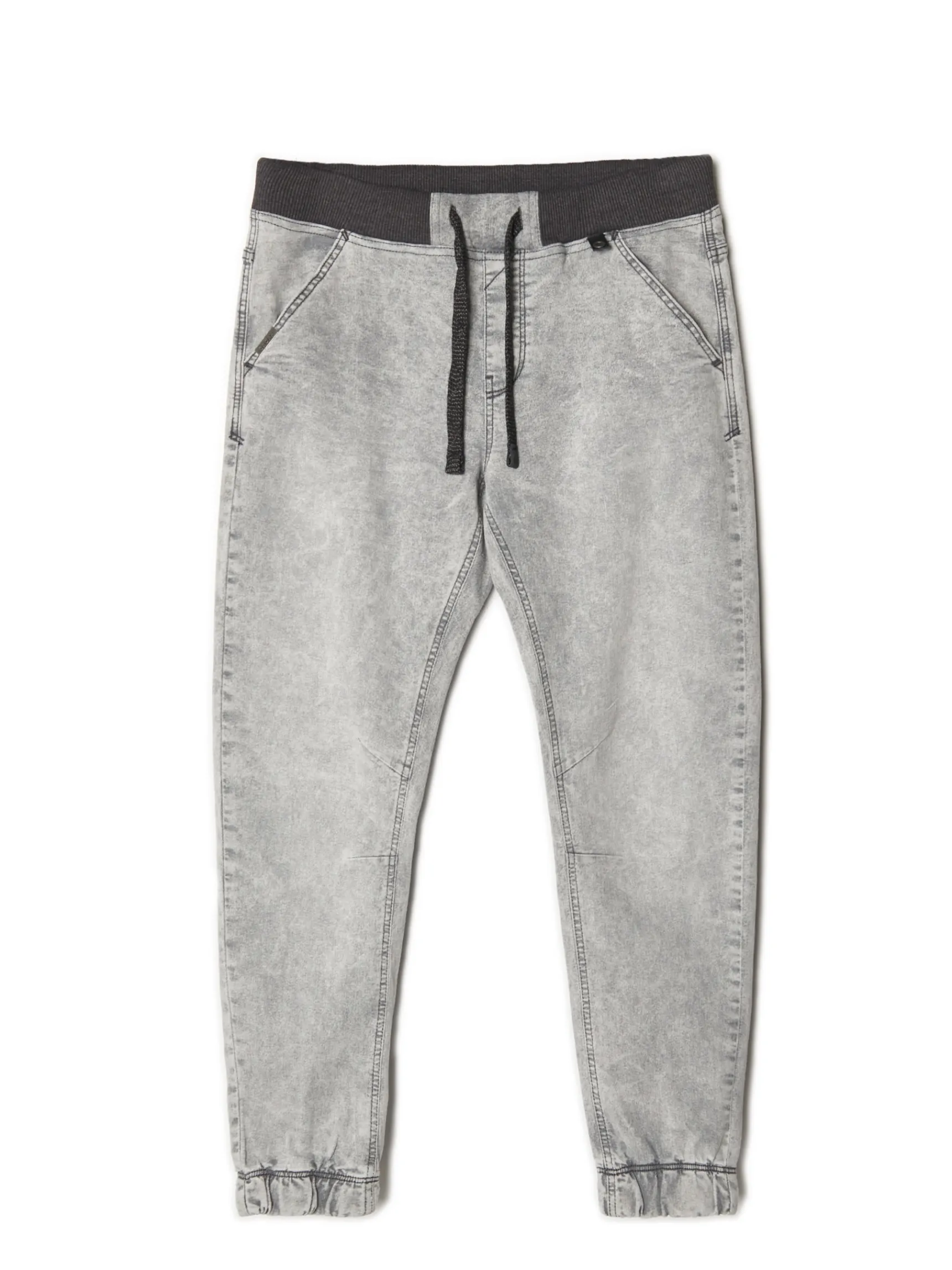 Fashion Cropp Szare jeansowe joggery jasnyszary