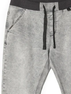 Fashion Cropp Szare jeansowe joggery jasnyszary
