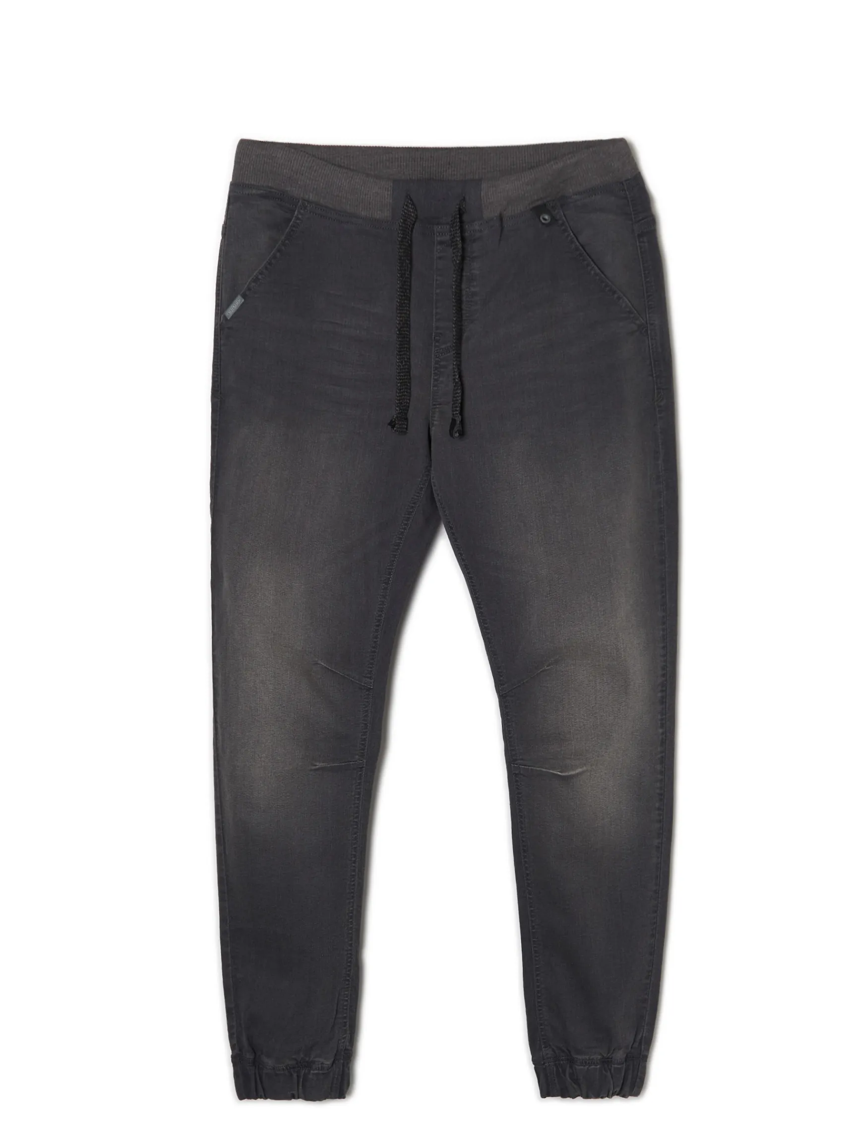 Outlet Cropp Szare jeansowe joggery szary