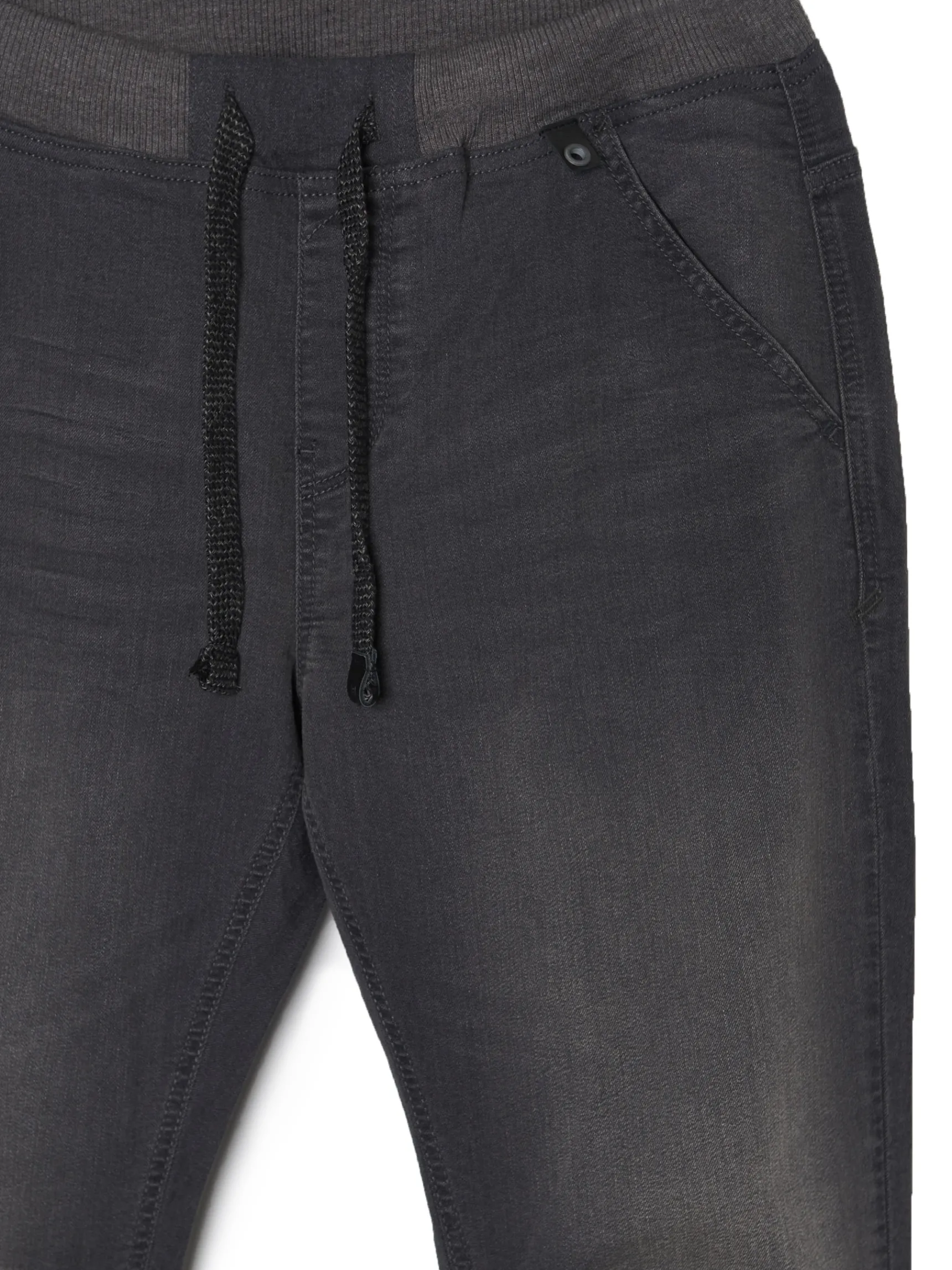 Outlet Cropp Szare jeansowe joggery szary