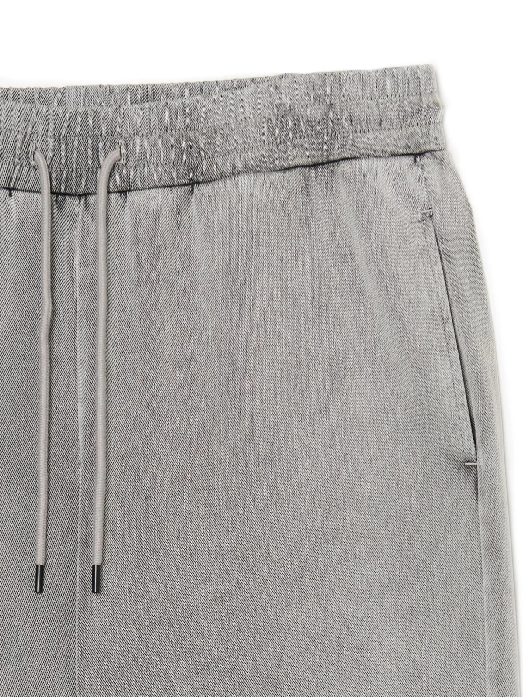 Hot Cropp Szare jeansowe joggery jasnyszary